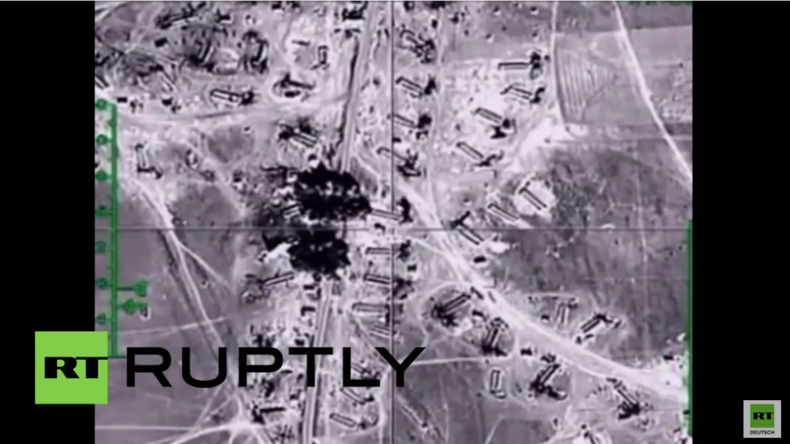 Syrien: Öltanker des Islamischen Staats durch russische Luftangriffe zerstört
