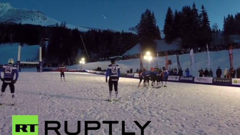 Frankreich: "Special effect" für Zuschauer - Meteorit schweift während Rugby-Spiel am Himmel entlang