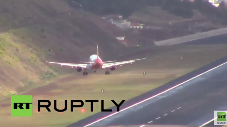 Madeira: Pilot beweist Fähigkeiten bei starkem Wind auf einer der schwierigsten Landebahnen der Welt