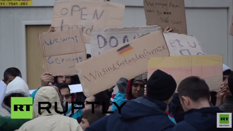 Serbien: Flüchtlinge protestieren an kroatischer Grenze und fordern offene Grenzen