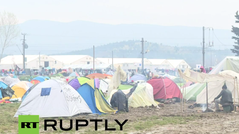 Live aus Idomeni: Noch immer hoffen Tausende auf Grenzöffnung