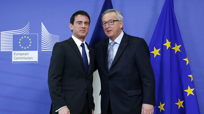 Live: Juncker und Manuel Valls - gemeinsame Presserkonferenz nach Brüsseler Anschlägen