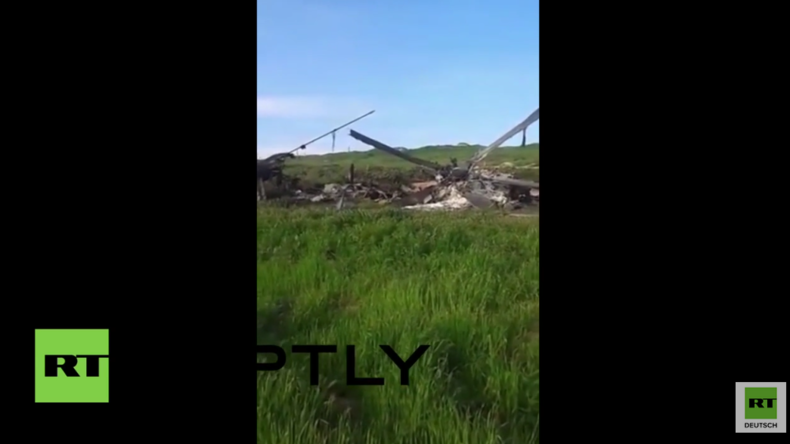 Bergkarabach: Aserbaidschanischer Hubschrauber während der Kämpfe abgeschossen 