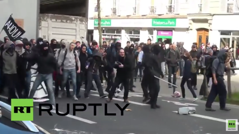 Paris: Protest gegen die geplante Arbeitsrechtsreform geht weiter