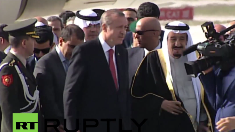  Agenda: Bilaterale Beziehungen stärken und der Syrien-Konflikt - Saudi-König Salman besucht Türkei