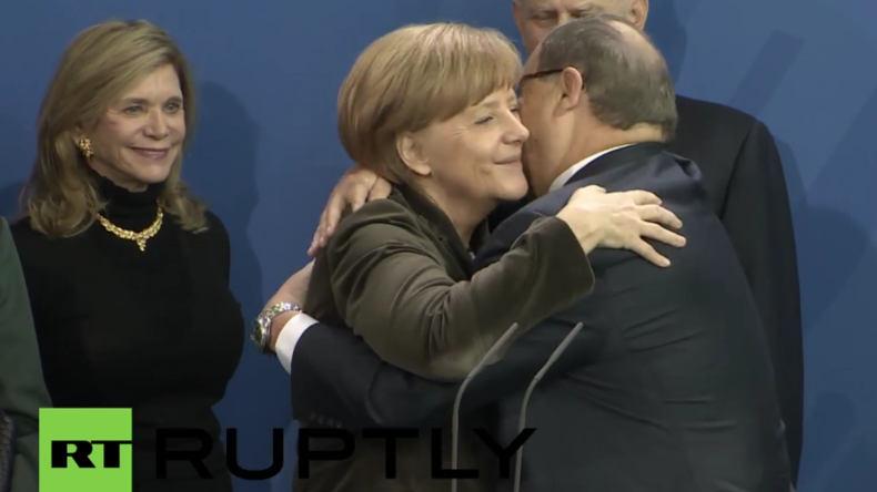 Bundeskanzlerin Merkel wird mit dem "Four Freedoms Award" ausgezeichnet