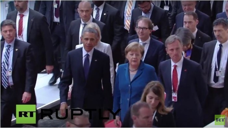 Live: Merkel trifft Obama, Cameron, Renzi und Hollande in Hannover