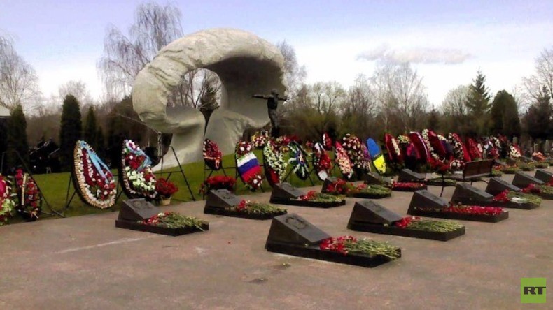 Gedenken an Tschernobyl-Katastrophe zum 30. Jahrestag - tote Feuerwehrleute geehrt