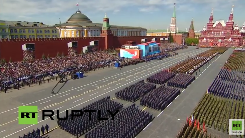 Live aus Moskau: Siegesparade am 71. Jahrestag zum Ende des Zweiten Weltkrieges 