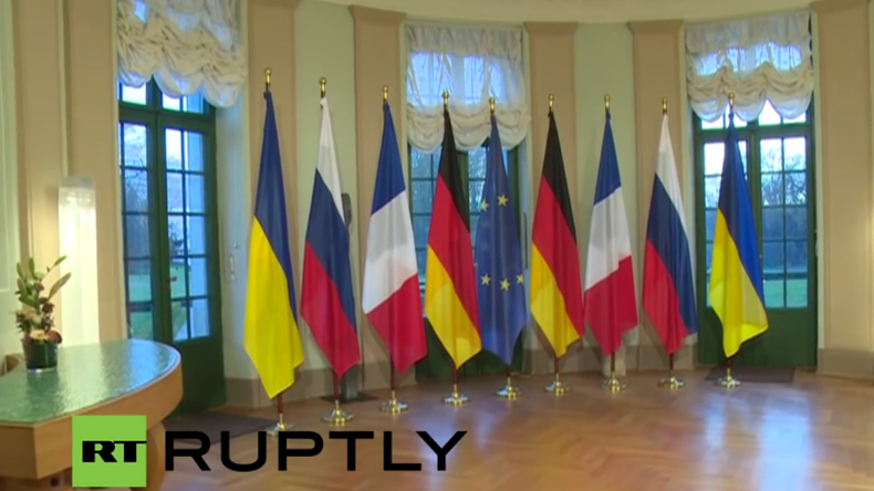 Frank-Walter Steinmeier gibt vor Normandie-Treffen in Berlin Erklärung ab