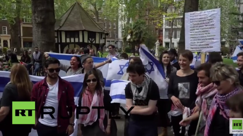 England: Zionisten stören und belästigen friedliche Nakba-Teilnehmer in London