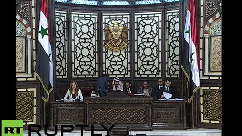 Live: Syriens neu-gewähltes Parlament wird zur ersten Sitzung einberufen
