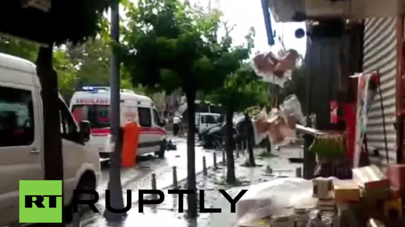 Türkei: Mindestens elf Tote und 36 Verletzte nach Anschlag im Zentrum von Istanbul