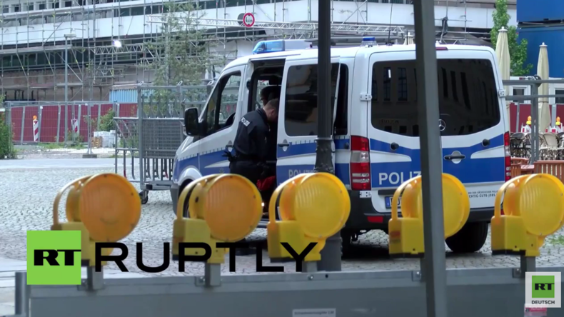 Dresden: Massive Polizeipräsenz zu Beginn des Bilderbergtreffens
