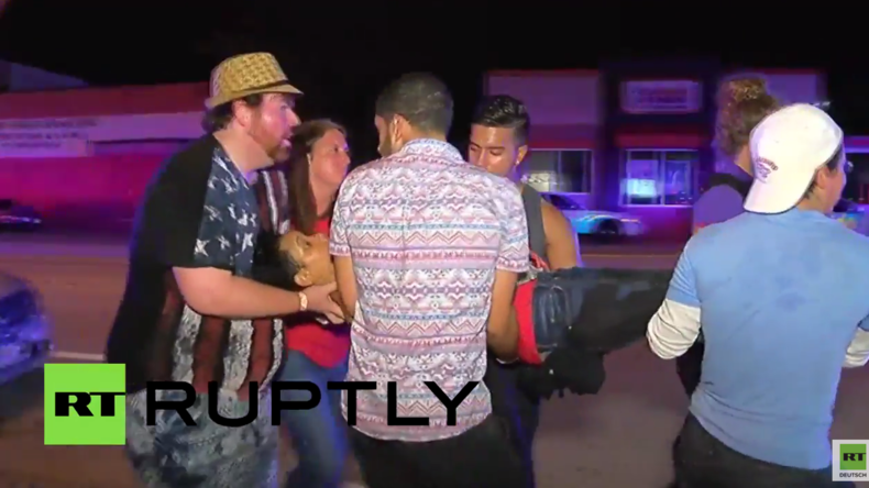 USA: Video zeigt Evakuierung Verletzter nach Massenerschießung in Gayclub in Orlando 