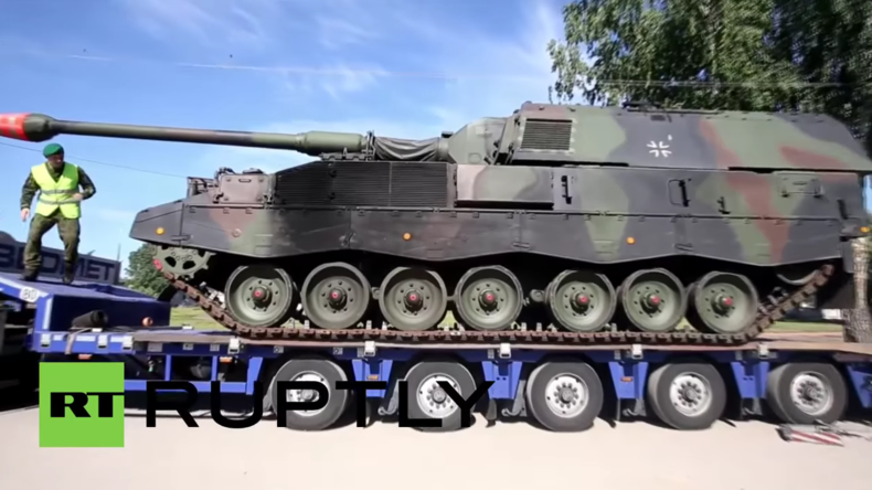 "Angst vor Russland" - Deutsche Waffen nach Litauen: Erste selbstfahrende Haubitzen ausgeliefert