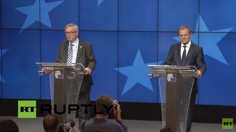 Live: Tusk und Juncker geben gemeinsame Pressekonferenz zum Brexit-Referendum
