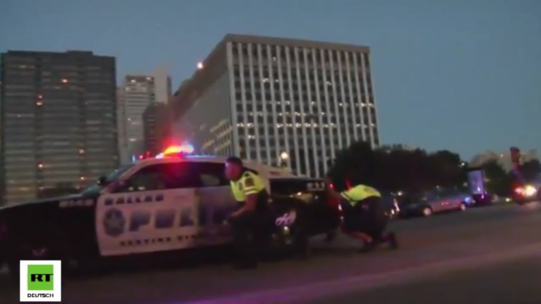 Dramatische Szenen aus Dallas: Schüsse fliegen – Menschen fliehen verzweifelt