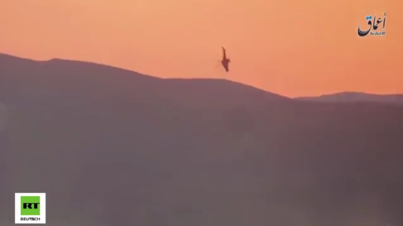 Syrien: Video zeigt angeblichen Abschuss eines russischen Hubschraubers nahe Palmyra durch den IS