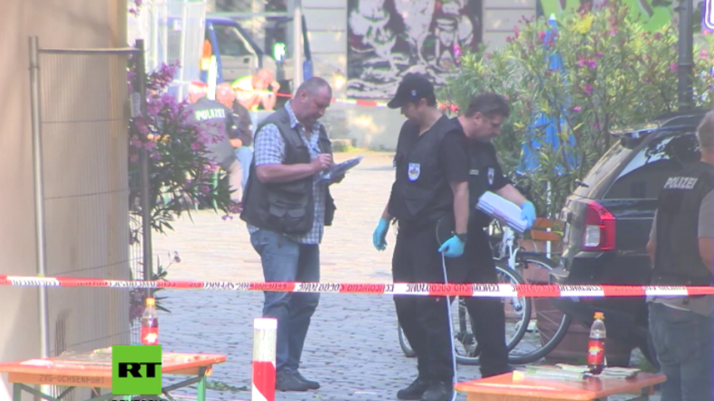 Spurensicherung nach Anschlag in Ansbach – Attentäter verstärkte Bombe mit Metallfragmenten