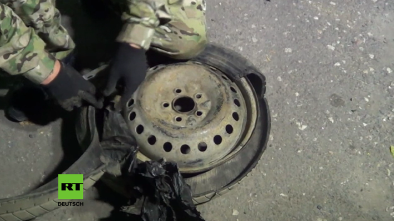 Vereitelte Attentate auf der Krim: FSB veröffentlicht weiteres Video von Sprengstoff-Fund