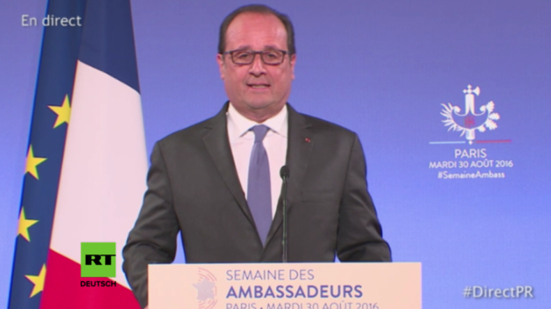 Frankreich: Hollande fordert so schnell wie möglich Ende der Sanktionen gegen Russland 