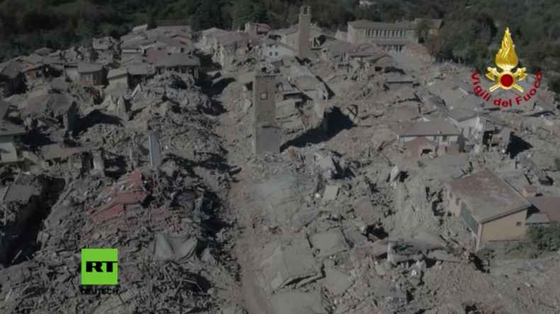 "Schwerstes Erdbeben in Italien seit über 35 Jahren" – Amatrice nur noch ein Schutthaufen 