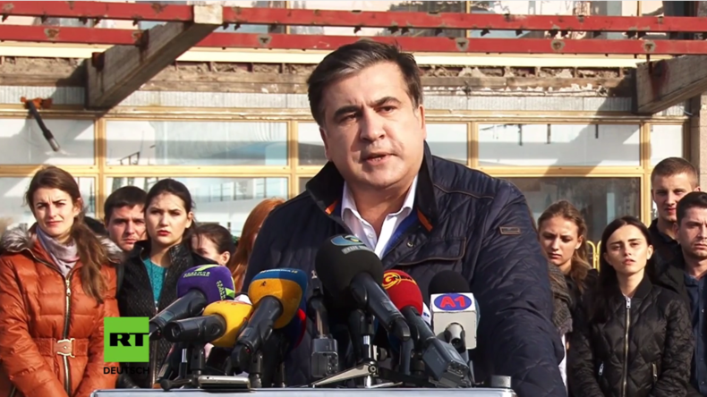 Saakaschwili gibt Rücktritt bekannt: Poroschenko hat mörderischen Verbrecher-Clans die Macht gegeben
