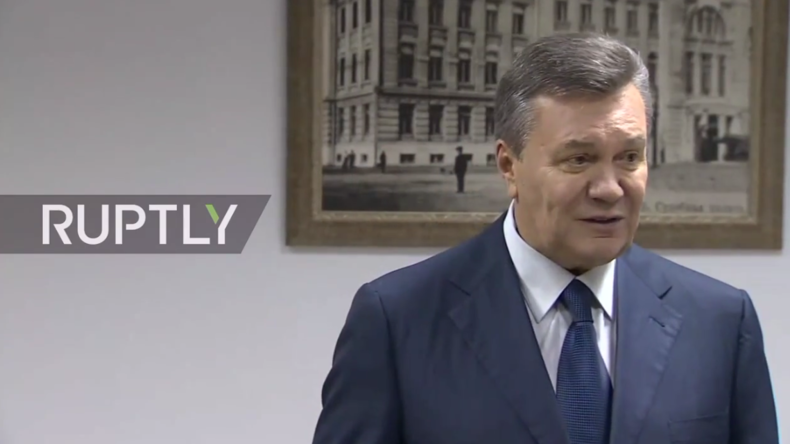 Live: „Maidan-Schüsse“ - Ausführliche Pressekonferenz vom gestürzten Präsidenten Janukowitsch 