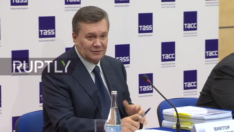 Live: „Maidan-Schüsse waren verdeckte Operation“ – Janukowitsch gibt erneut Pressekonferenz