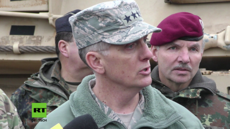 US-General in Bremen: Panzer aus den USA sind Antwort auf offene Aggression Russlands