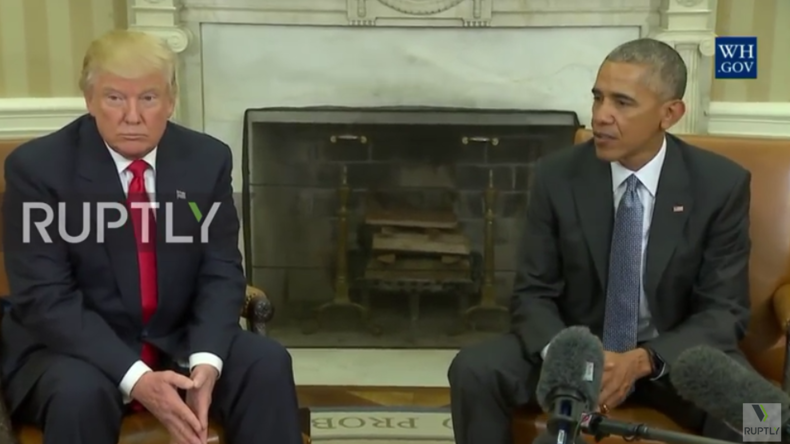 Live ab 15:40 Uhr: Michelle und Barack Obama empfangen die Trumps im Weißen Haus