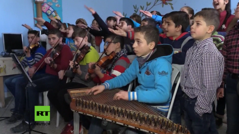 Russische Kultur und Lieder – Schulkinder in Aleppo lernen "Syriens großen Freund" im Osten kennen