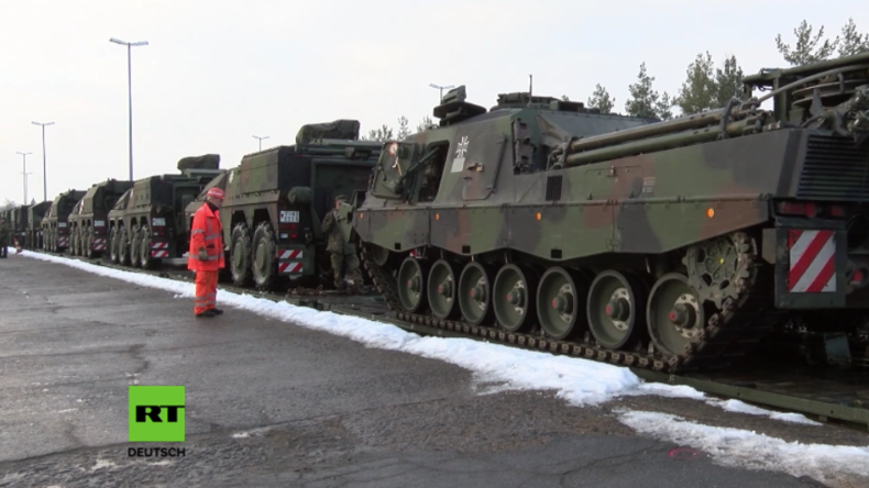 Bundeswehr bringt Militärgerät auf den Weg nach Litauen – Erste deutsche Militärs bereits vor Ort 