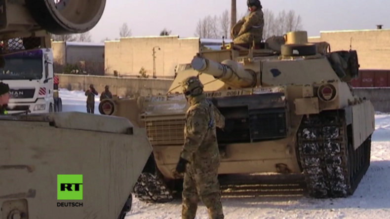 US-Panzer erreichen Estland im Rahmen der US-Operation gegen „russische Aggression“