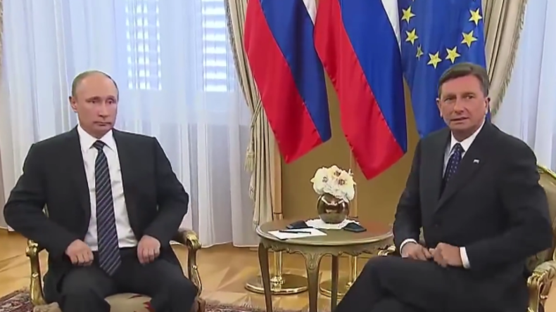 Live: Putin und slowenischer Amtskollege Pahor geben gemeinsame Pressekonferenz 