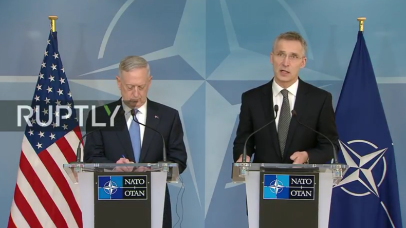 Live: US-Verteidigungsminister Mattis und Jens Stoltenberg geben erste gemeinsame Pressekonferenz