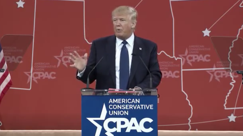 Trump bei der CAPC im Jahr 2015