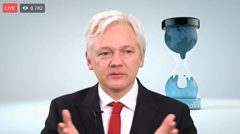 Live: Julian Assange gibt Pressekonferenz zu CIA-Leak "Vault7"