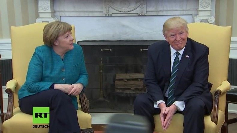LIVE: Merkel und Trump geben gemeinsame Pressekonferenz nach erstem Treffen
