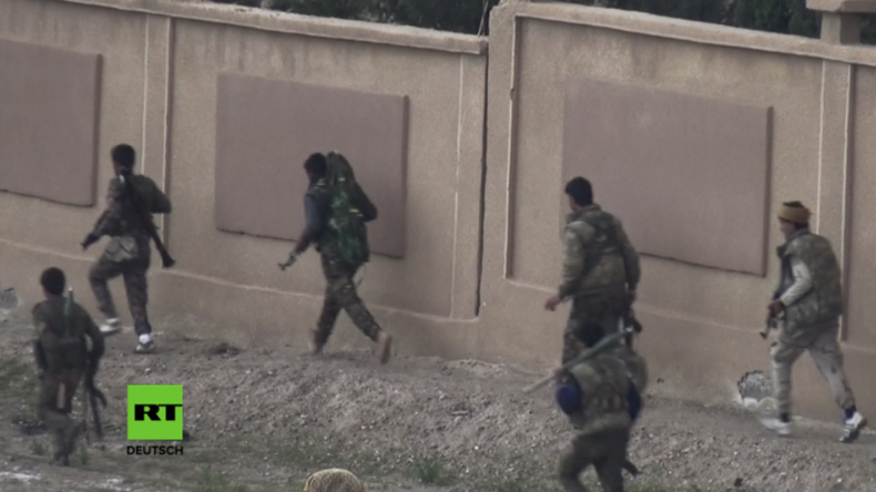 SDF-Soldaten im Einsatz gegen den IS.
