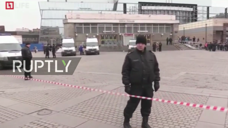 Live aus Sankt Petersburg nach Terroranschlag in U-Bahn mit mindestens zehn Toten