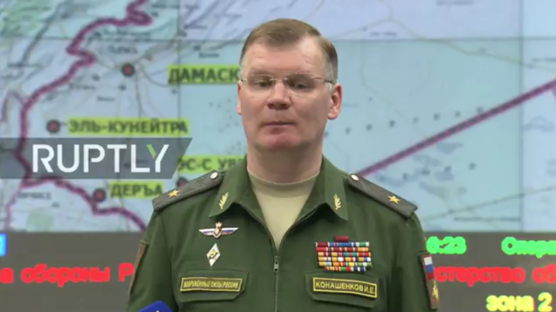 Russisches Verteidigungsministerium gibt Pressebriefing nach US-Angriff auf Syrien [Refeed]