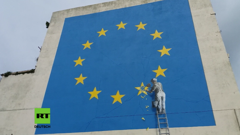 Die "glorreiche EU" bröckelt - Banksy meldet sich zurück
