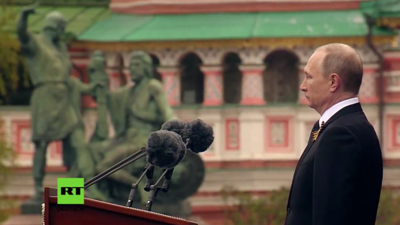 Putins Rede zum Tag des Sieges: „Wir sind für Frieden und niemand kann das russische Volk bezwingen“