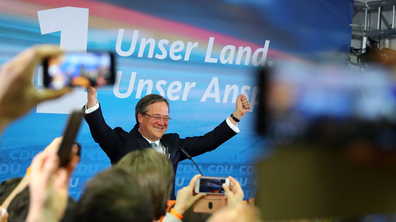 RT Deutsch vor Ort: Wahl in NRW - Kommentare und Bilder vom CDU-Wahlsieger