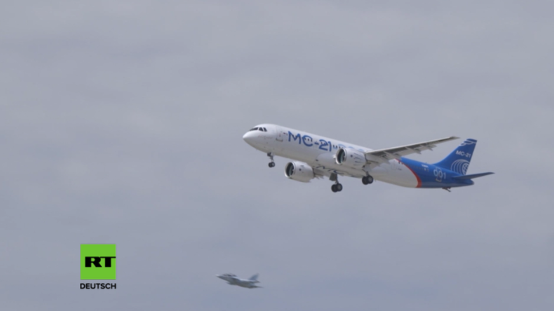 MS-21-300 lässt die Konkurrenz alt aussehen: Russland präsentiert sein neuestes Passagierflugzeug