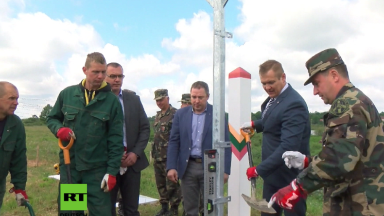 "Die Menschen wollen keine Mauern": Litauen errichtet Grenzzaun zu Russland