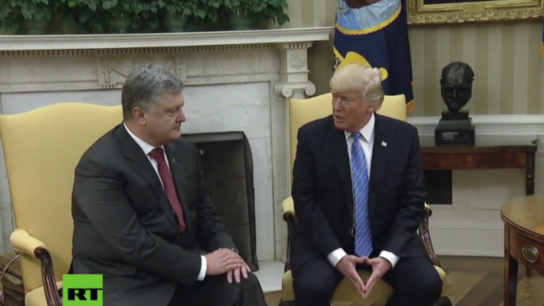 Treffen zwischen Trump und Poroschenko: „Wir kämpfen in der Ukraine für Freiheit und Demokratie“
