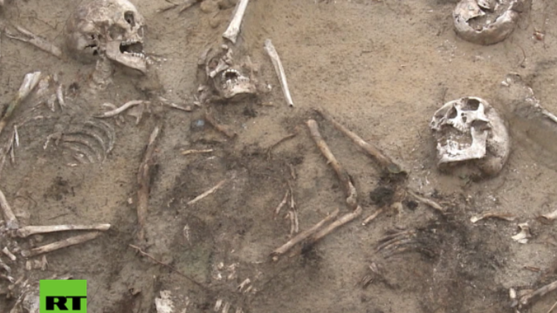 Polen: Lebendig begraben? - "Schreiende" russische Skelette der Schlacht von Zyrzyn entdeckt 